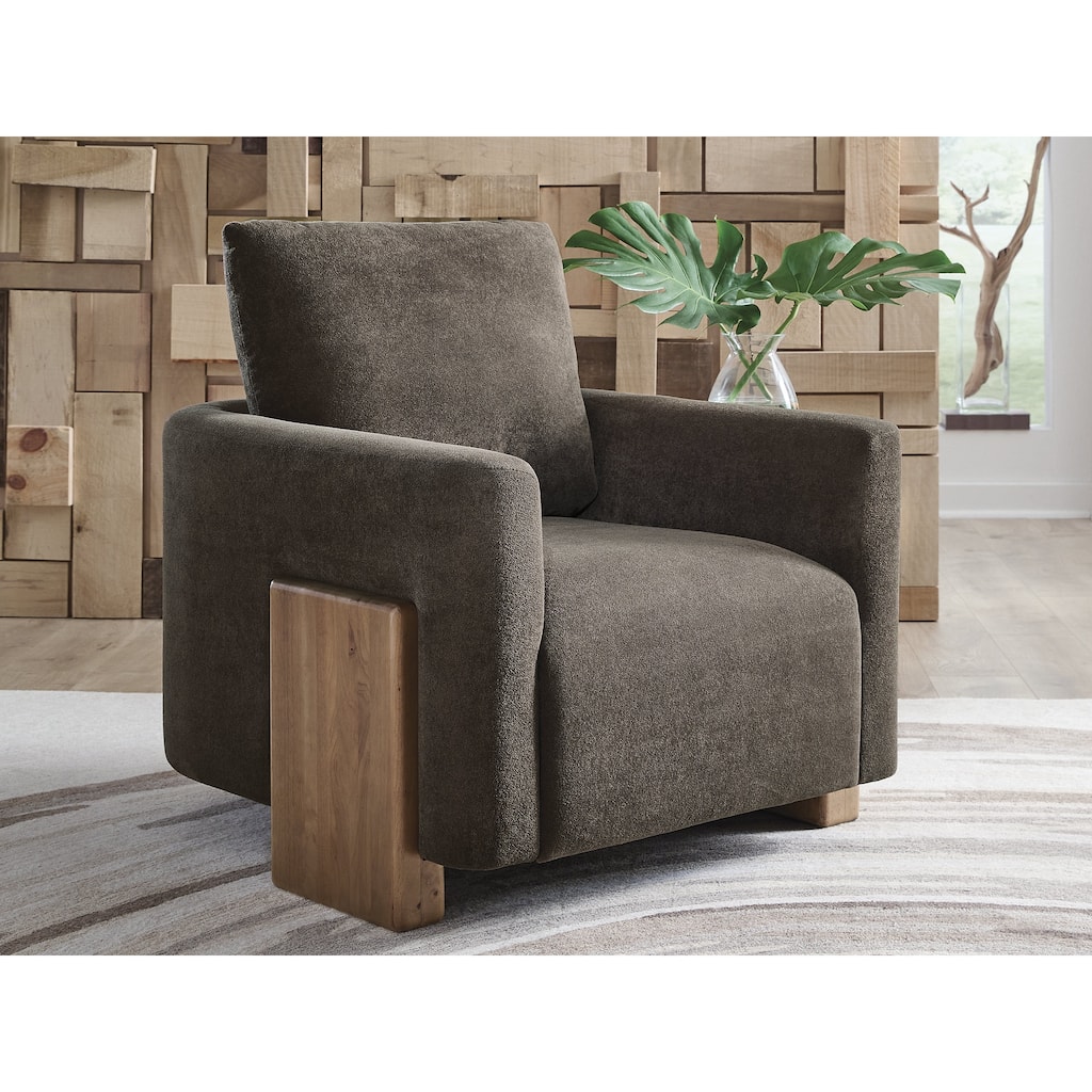 Signature Design by Ashley Dairlett Brown Accent Chair - 35" W x 38" D x 34" H