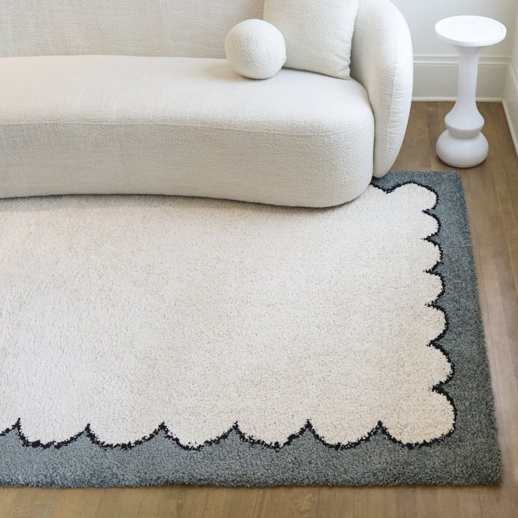 Cayley Modern Border Area Rug