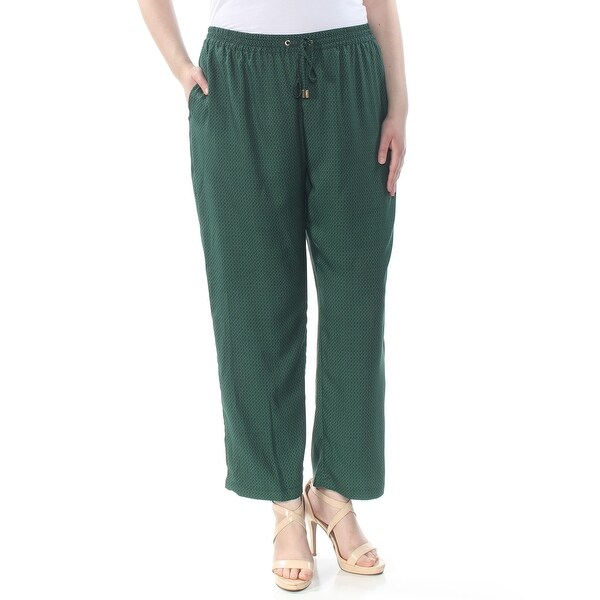 Michael kors pants womens green Outlet