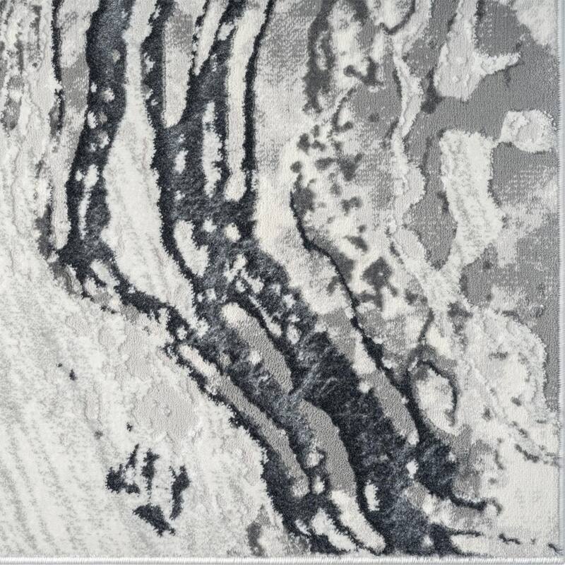 Luxe Weavers Marble Swirl Area Rug, Stain-Resistant Carpet