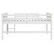 preview thumbnail 8 of 14, Wood Twin Size Loft Bed with Hanging Clothes Racks and Underbed Storage