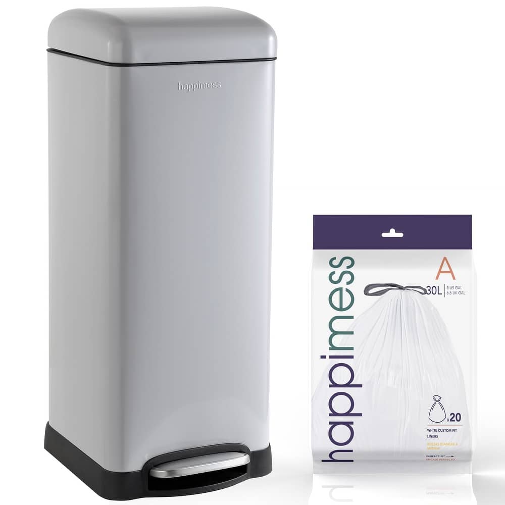 happimess Betty Retro 8-Gallon Step-Open Trash Can