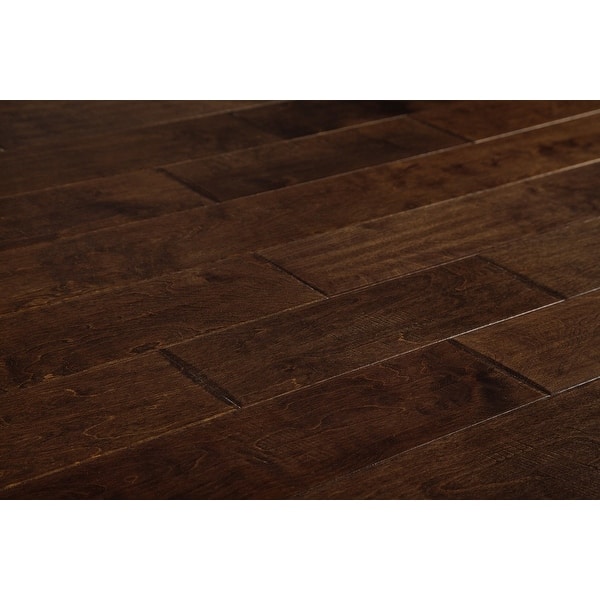 Shop Kanstar Engineered Hardwood 17 5 Sq Ft Myth Birch Collection Arthur Birch Handscraped 5 3 8 47 24 Overstock 20221169