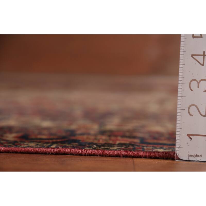 Pre-1900 Antique Kerman Ravar Persian Large Rug Handmade Wool Carpet - 10'5"x 16'1"