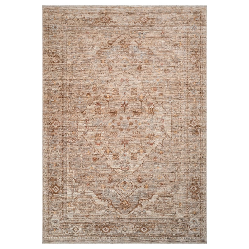 HomeRoots Floral Medallion Traditional Runner Area Rug