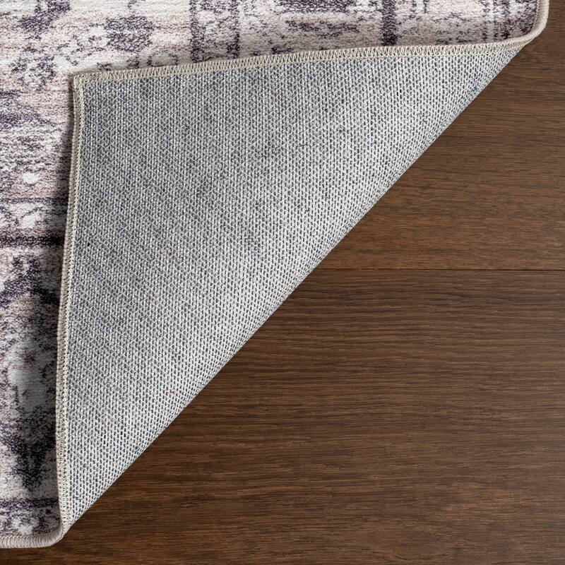Nuloom Vita SplashGuard Vintage Medallion Machine Washable Area Rug
