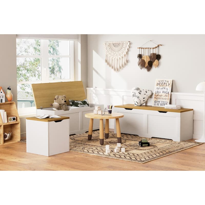 3-Piece L Shaped Corner Bench Set with Hidden Storage, 63" Kitchen Nook Seating, Wood Entryway Shoe Bench with Flip-Top