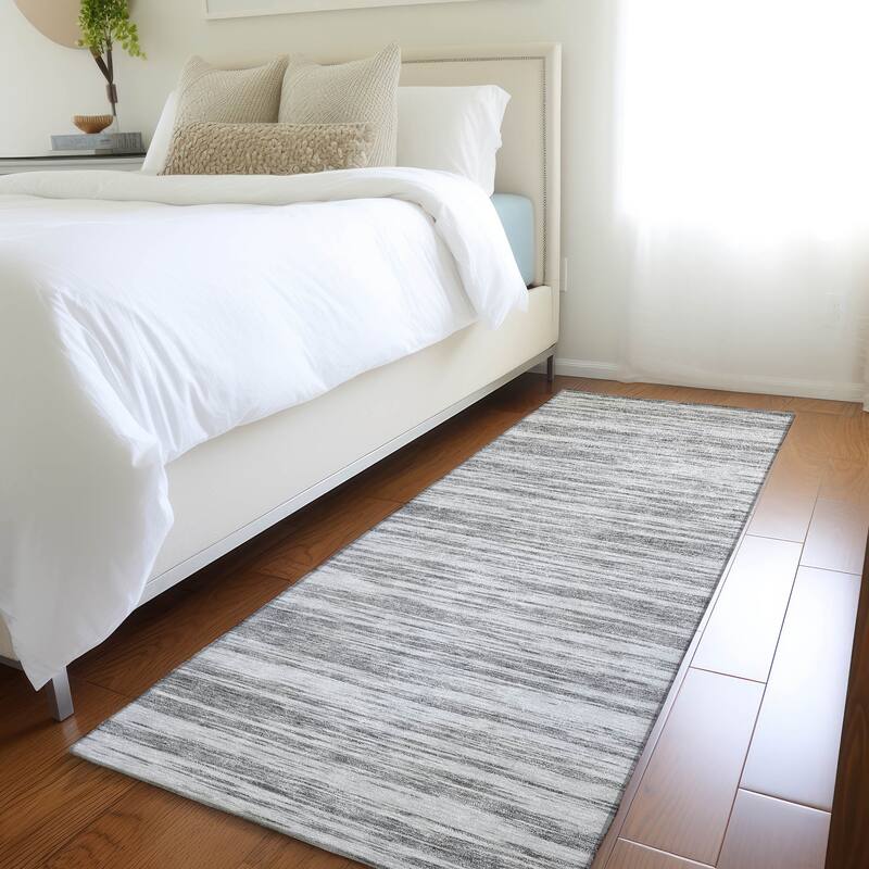 Premium Washable Super Soft Casual Ombre Mayfield Rug - Gray - 2'3" x 7'6"