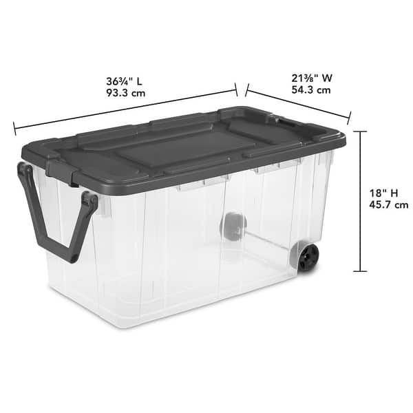 Storage Totes With Lids 40 Gallon Extra Large Storage Bins For - Main Image