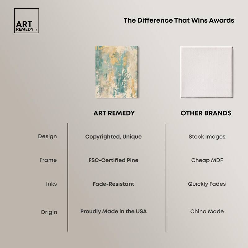 Minted Ivory II Canvas by Art Remedy, Gallery Wrapped