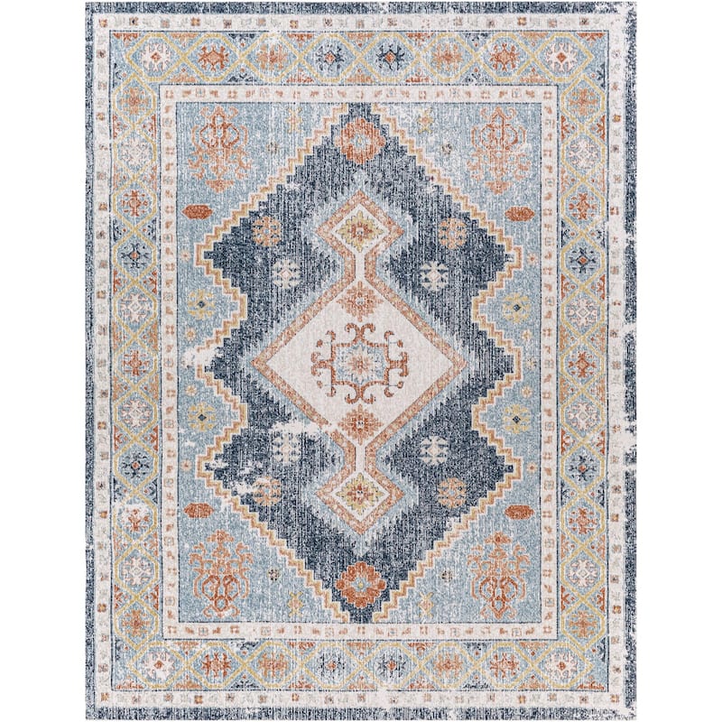 Livabliss Huntington Beach Bohemian Tribal Indoor / OutdoorArea Rug