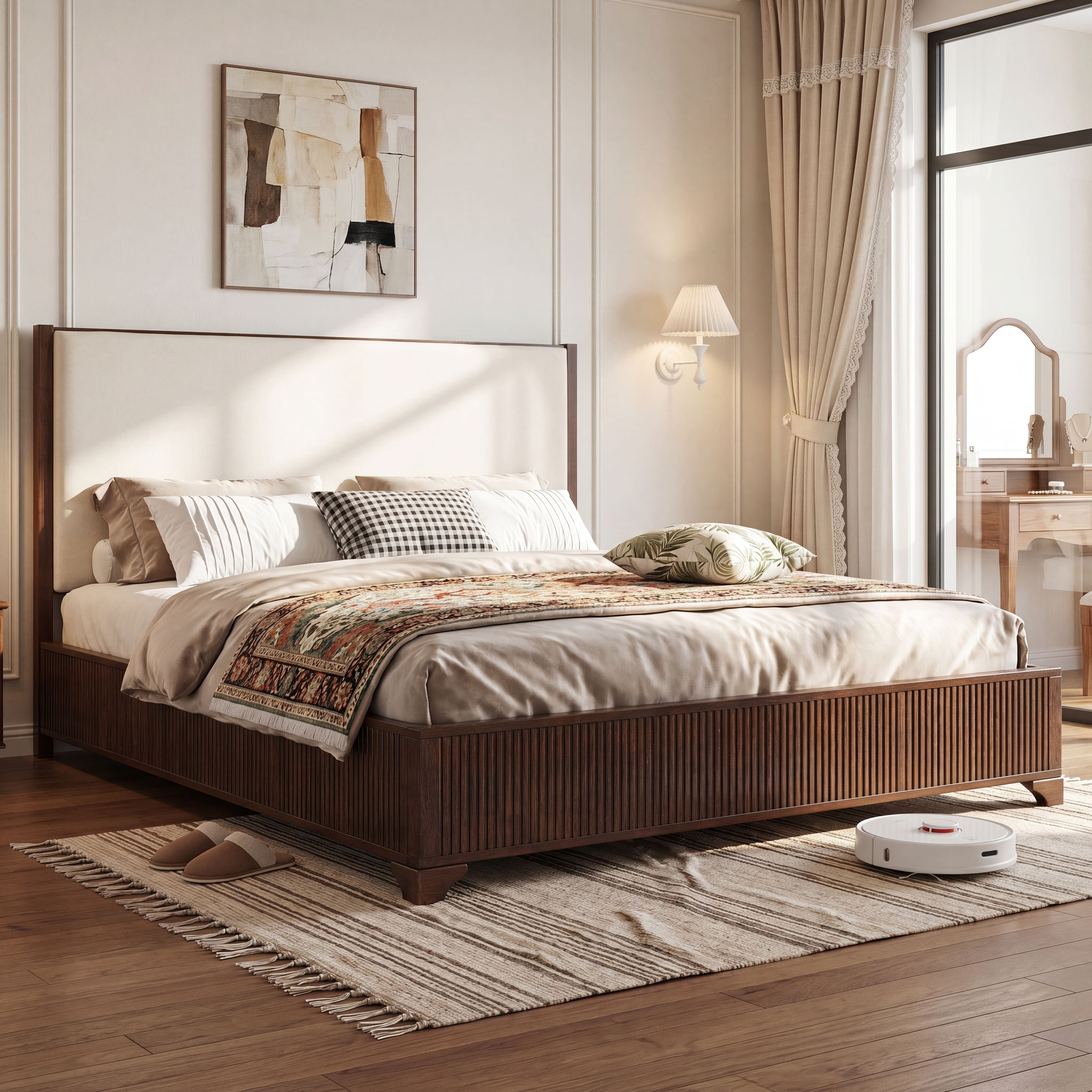 Option Dark Walnut+White
