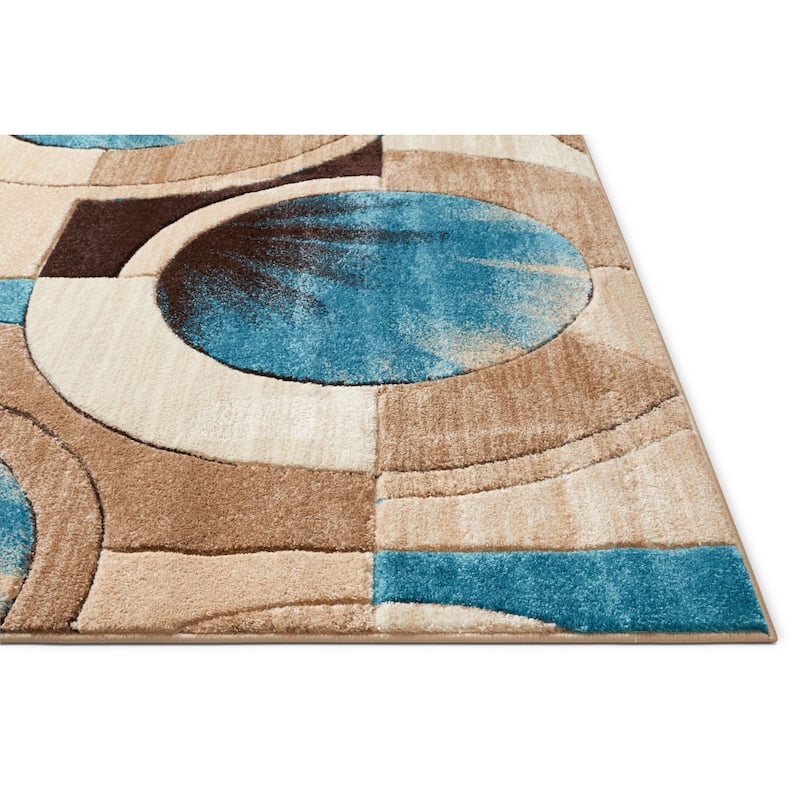 Well Woven Ruby Yolo Modern Area Rug