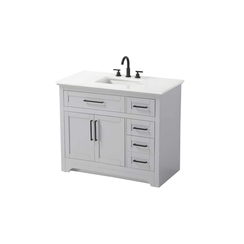 Nathaniel Single Bathroom Vanity (32-42 inch)