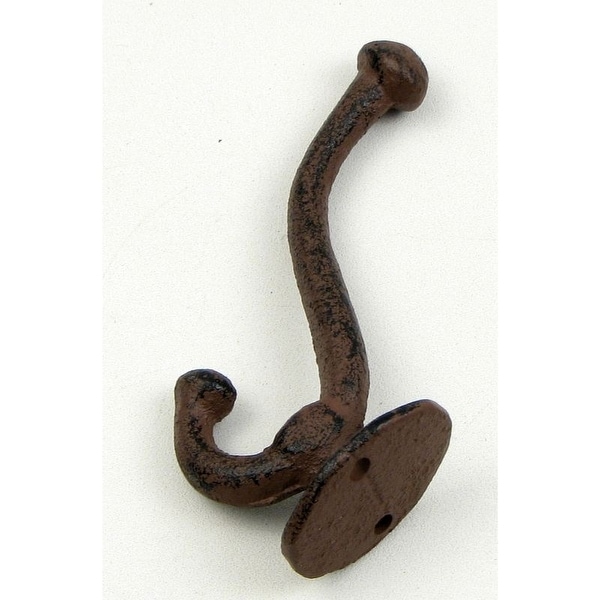 Rustic cast iron coat hooks on sale