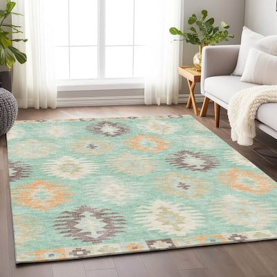 Premium Washable Super Soft Southwest Global Mayfield Rug