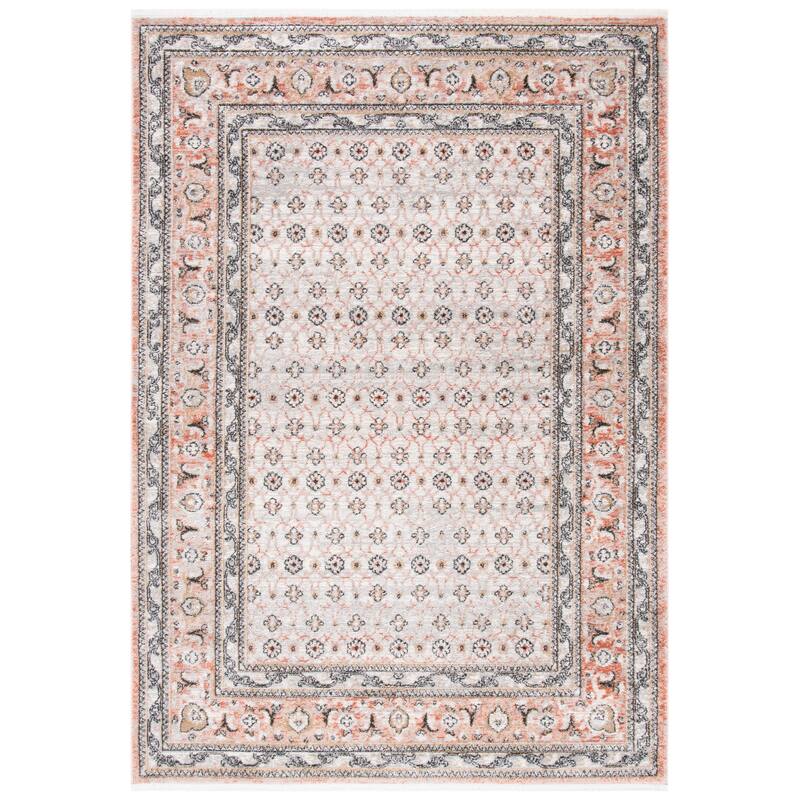 SAFAVIEH Shivan Tamuita Oriental Rug - 4' x 6' - Grey/Rose