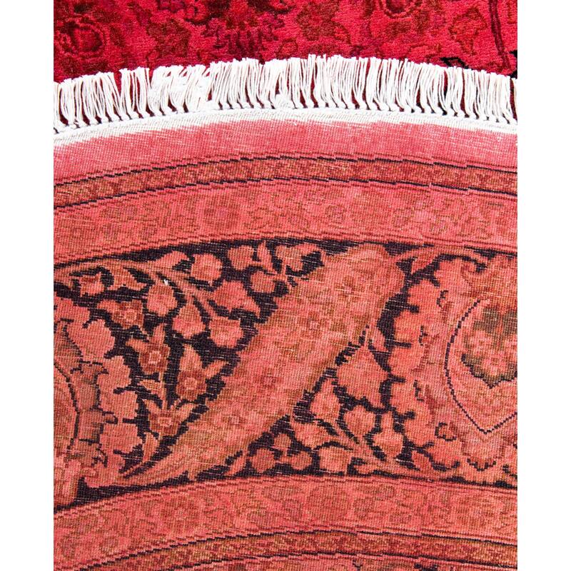 Overdyed One-of-a-Kind Hand-Knotted Area Rug - Pink - 6' 1" x 6' 1"