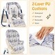 preview thumbnail 46 of 47, Multifunctional Folding Baby High Chair with Rolling Wheels and Adjustable Height - 40" x 23" x 36"-43.5"(L x W x H)