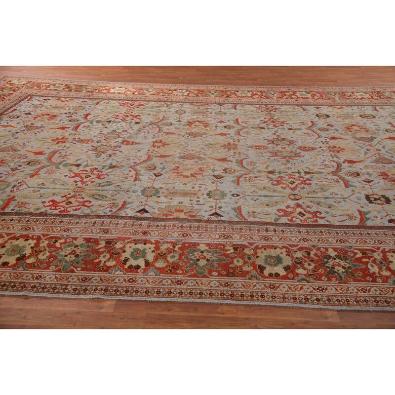 Sultanabad Ziegler Persian Large Rug Handmade Wool Carpet - 10'9" x 17'0"