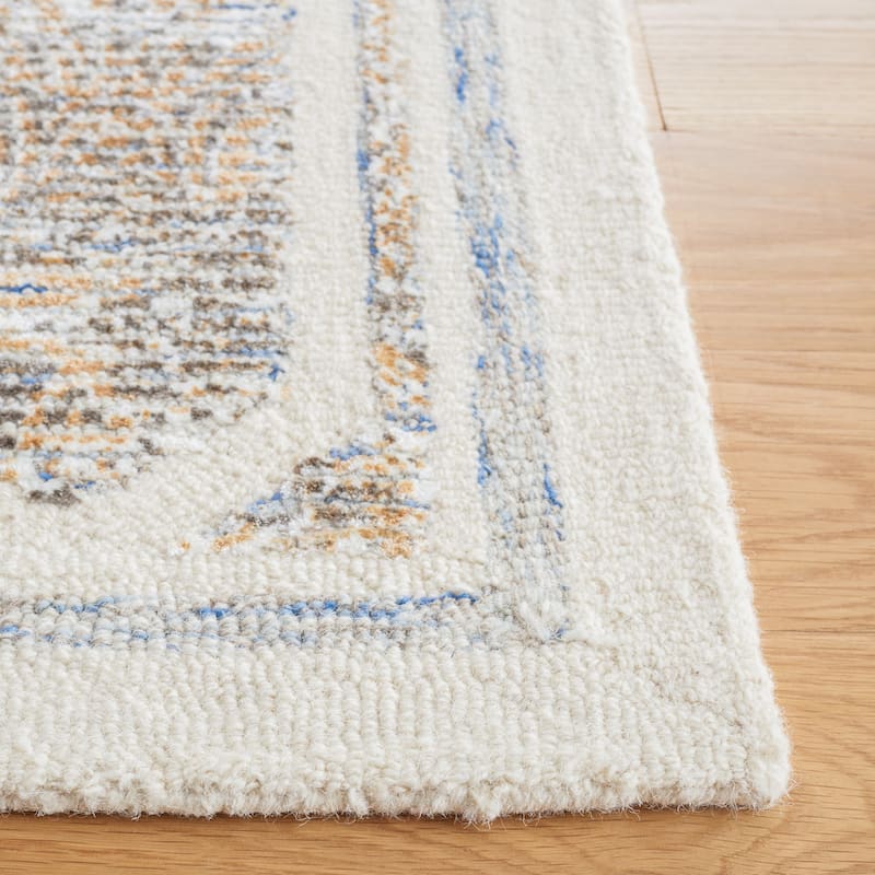 SAFAVIEH, Handmade Artistry Poulia Geometric Wool Rug
