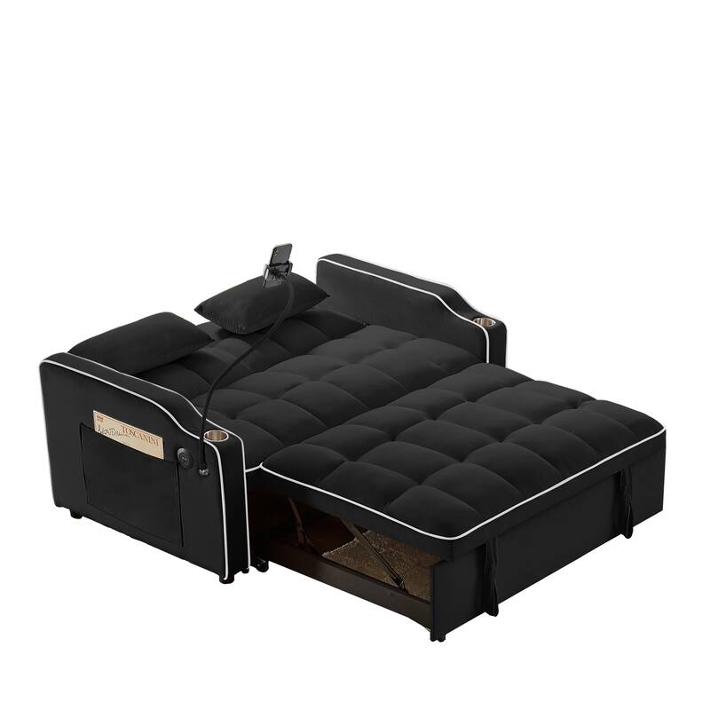 Adjustable Backrest Multifunctional Sofa Bed 3 Lengths Available