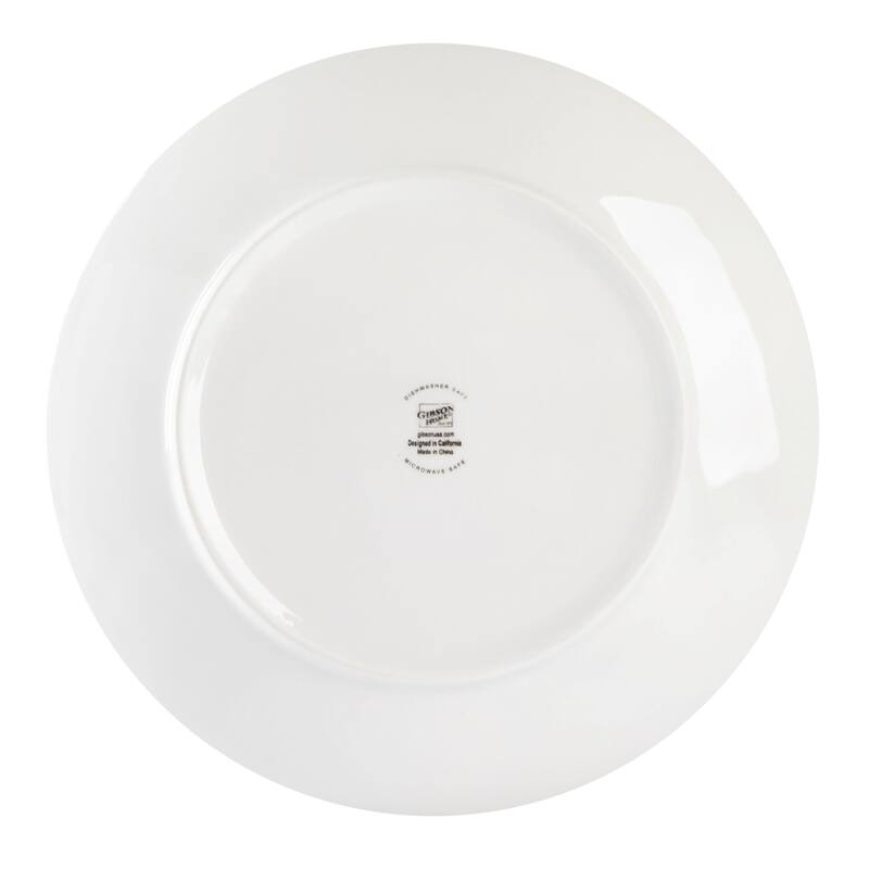 Gibson Home Gracious Dining 16 Piece Double Bowl Dinnerware Set
