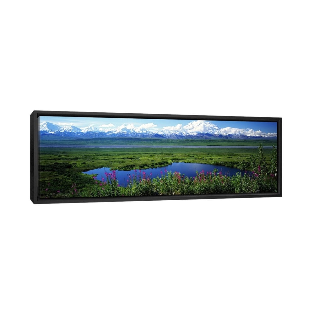 iCanvas "Spring Landscape, Denali National Park, Alaska, USA" by Panoramic Images Framed Canvas Print