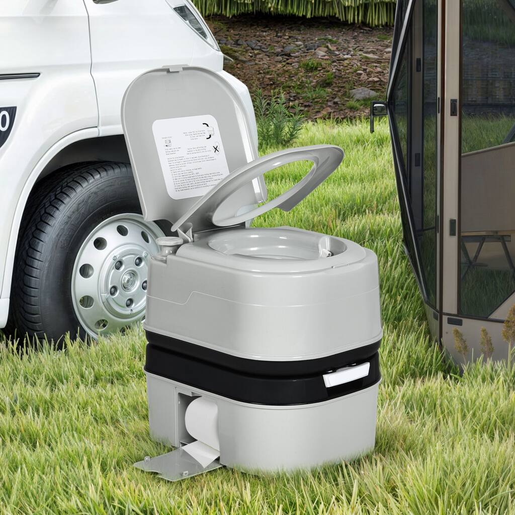 Portable Toilet 6.34 Gallon Camping Porta Potty