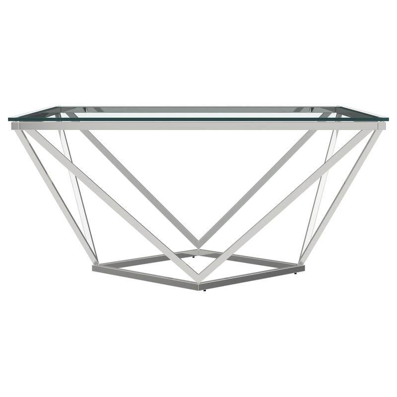 Brittania Square Coffee And End Table Set Nickel