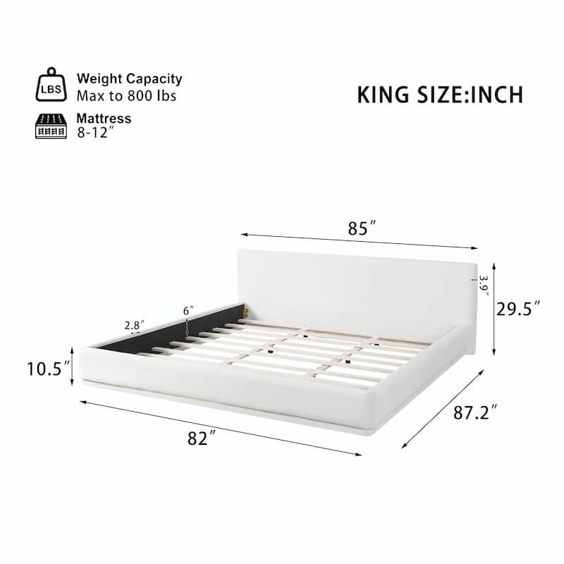 Soft & Comfortable Upholstered Bed - A Luxurious and Cozy Bedroom Centerpiece