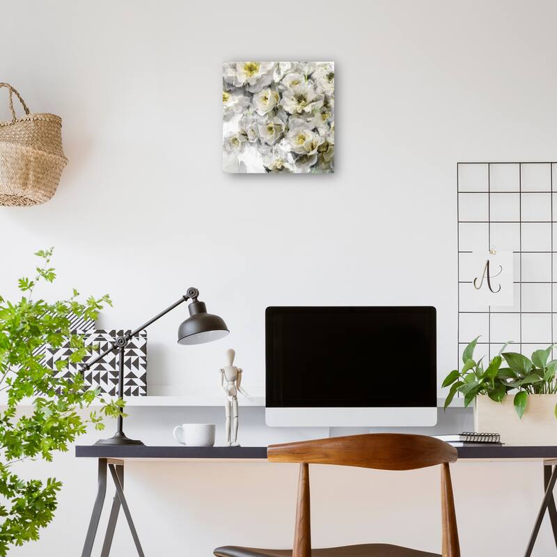 Greenhouse Blooms II By Studio Arts Canvas Art Print