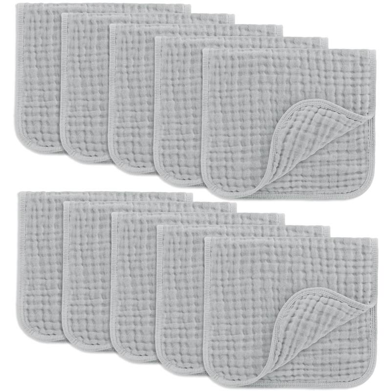 Muslin Burp Cloths for Babies by Comfy Cubs