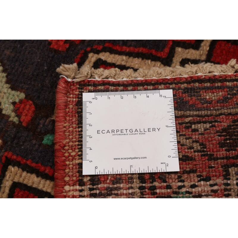 ECARPETGALLERY Hand-knotted Anadol Red Wool Rug - 3'5 x 9'9
