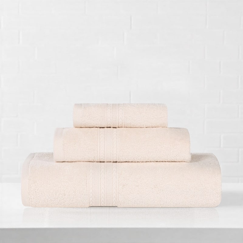 Superior Eco-Friendly Cotton 3-Piece Towel Set