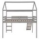 preview thumbnail 17 of 16, Stylish Full Loft Bed with Slide and Ladder, Solid Pine Wood Frame, Modern Design