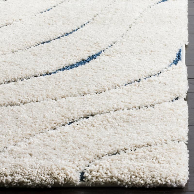 SAFAVIEH Florida Shag Hervor Soft Serene Waves 1.2-inch Thick Rug