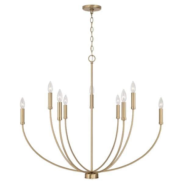 slide 2 of 4, Ansley 9-Light Chandelier - 35.25"W x 32.50"H