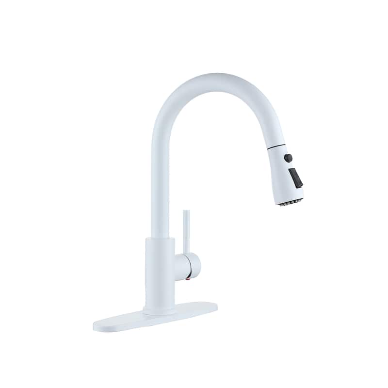 Clihome 3-Function 1 Handle PullDown Sprayer Kitchen Faucet