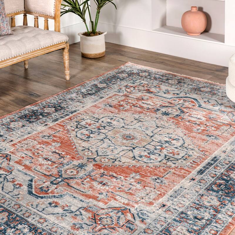 Nuloom Zara Vintage Medallion Area Rug