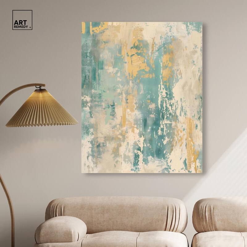 Minted Ivory II Canvas by Art Remedy, Gallery Wrapped