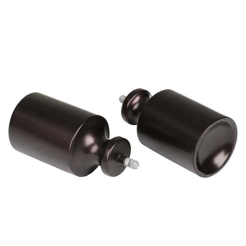 UTOPIA ALLEY Wall Mounted 3/4 Inch Curtain Rod - Curtain Rods For Windows 86 to 120 Inch, Adjustable Drapery Rods