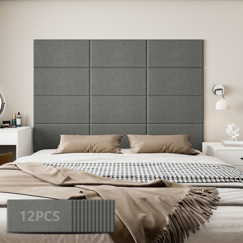 WOWMAX Upholstered Wall Panels Modern Padded Headboard (1 Piece)