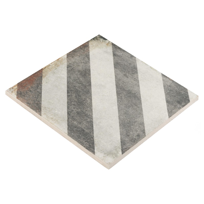 Merola Tile D'Anticatto Decor Obliqua 8-3/4" x 8-3/4" Porcelain Floor and Wall Tile