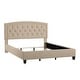 preview thumbnail 25 of 43, Fontana Adjustable Diamond-tufted Arched Back Bed by iNSPIRE Q Classic