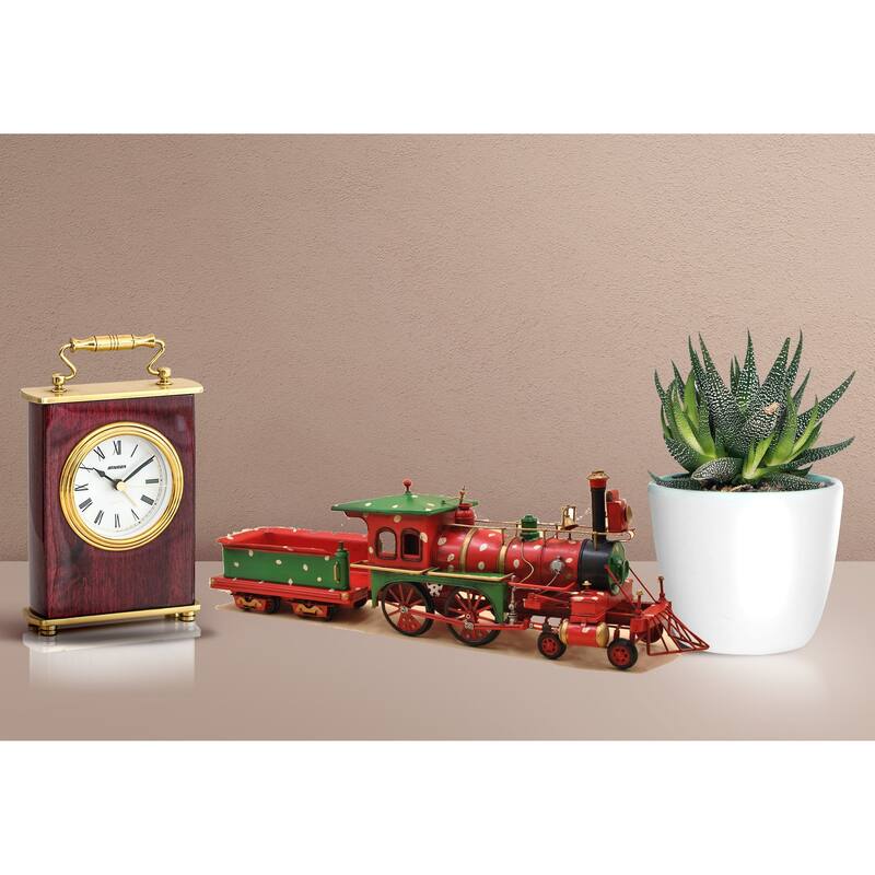 Handmade Antique Reproduction Tin Model Train-1906 Steam Trains Figurine Artwork
