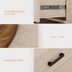 preview thumbnail 13 of 71, WAMPAT Mid Century Modern Dresser, 31.9" Tall Storage Cabinet with Drawers