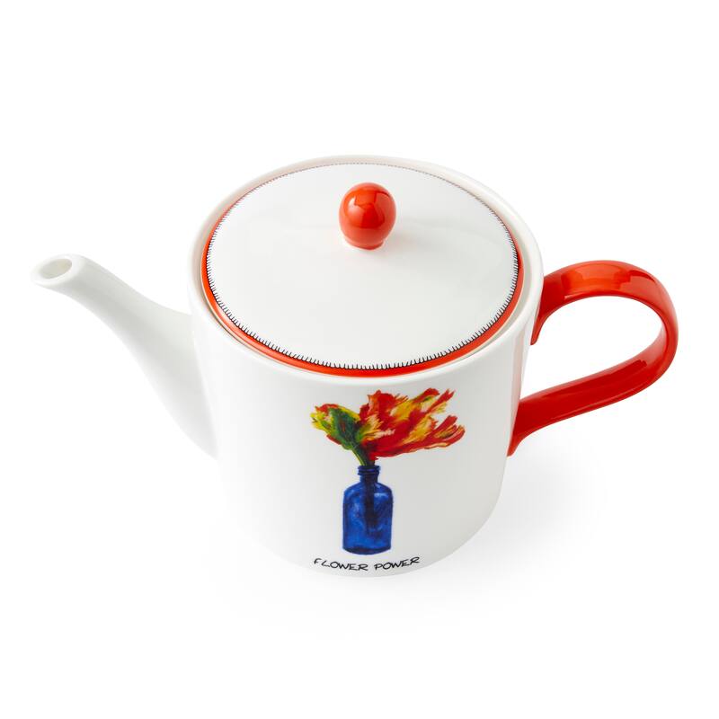 Kit Kemp for Spode Doodles Fine China Teapot - 2 pint/ 32 ounce