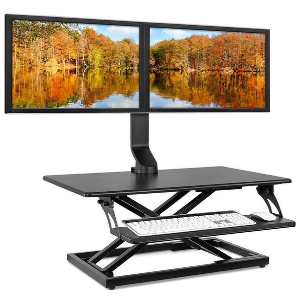 Shop Mount It Dual Monitor Mount For Standing Desks Fits Two 21