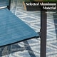 preview thumbnail 37 of 41, MAISON ARTS 7 / 9- Piece Outdoor Patio Dining Set, 1 Expandable Metal Table & 6 / 8 Textilene Chairs
